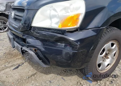 2005 Honda Pilot Lx из США, поврежденный, VIN 2HKYF18195H533172